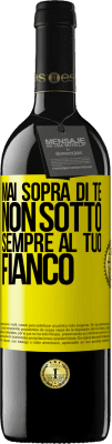 39,95 € Spedizione Gratuita | Vino rosso Edizione RED MBE Riserva Mai sopra di te, non sotto. Sempre al tuo fianco Etichetta Gialla. Etichetta personalizzabile Riserva 12 Mesi Raccogliere 2014 Tempranillo