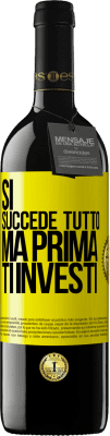 39,95 € Spedizione Gratuita | Vino rosso Edizione RED MBE Riserva Sì, succede tutto. Ma prima ti investi Etichetta Gialla. Etichetta personalizzabile Riserva 12 Mesi Raccogliere 2015 Tempranillo