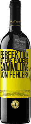 39,95 € Kostenloser Versand | Rotwein RED Ausgabe MBE Reserve Perfektion ist eine polierte Sammlung von Fehlern Gelbes Etikett. Anpassbares Etikett Reserve 12 Monate Ernte 2015 Tempranillo