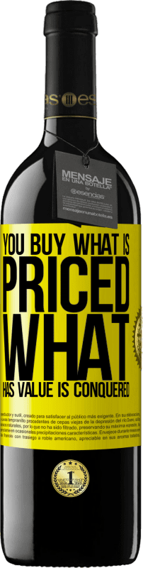 39,95 € 送料無料 | 赤ワイン REDエディション MBE 予約する 価格設定されたものを購入します。価値があるものは征服される 黄色のラベル. カスタマイズ可能なラベル 予約する 12 月 収穫 2016 Tempranillo