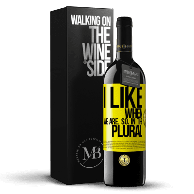 «I like when we are. So in the plural» RED Edition MBE Reserve