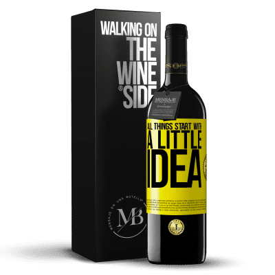 «It all starts with a little idea» RED Edition MBE Reserve