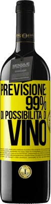 39,95 € Spedizione Gratuita | Vino rosso Edizione RED MBE Riserva Previsione: 99% di possibilità di vino Etichetta Gialla. Etichetta personalizzabile Riserva 12 Mesi Raccogliere 2015 Tempranillo