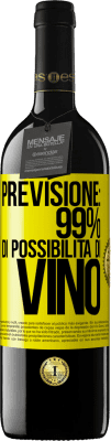 39,95 € Spedizione Gratuita | Vino rosso Edizione RED MBE Riserva Previsione: 99% di possibilità di vino Etichetta Gialla. Etichetta personalizzabile Riserva 12 Mesi Raccogliere 2016 Tempranillo