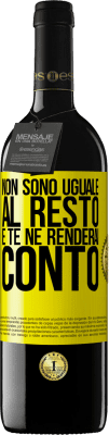 39,95 € Spedizione Gratuita | Vino rosso Edizione RED MBE Riserva Non sono uguale al resto e te ne renderai conto Etichetta Gialla. Etichetta personalizzabile Riserva 12 Mesi Raccogliere 2016 Tempranillo