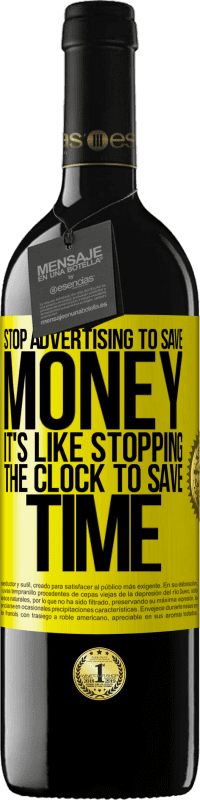39,95 € 送料無料 | 赤ワイン REDエディション MBE 予約する お金を節約するために広告を停止します。時間を節約するために時計を停止するようなものです 黄色のラベル. カスタマイズ可能なラベル 予約する 12 月 収穫 2014 Tempranillo