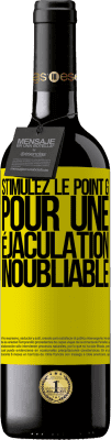 39,95 € Envoi gratuit | Vin rouge Édition RED MBE Réserve Stimulez le point G pour une éjaculation inoubliable Étiquette Jaune. Étiquette personnalisable Réserve 12 Mois Récolte 2014 Tempranillo