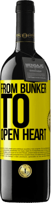 39,95 € 免费送货 | 红酒 RED版 MBE 预订 从bun堡到敞开心heart 黄色标签. 可自定义的标签 预订 12 个月 收成 2016 Tempranillo