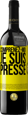 39,95 € Envoi gratuit | Vin rouge Édition RED MBE Réserve Comprenez-moi, je suis pressé Étiquette Jaune. Étiquette personnalisable Réserve 12 Mois Récolte 2016 Tempranillo