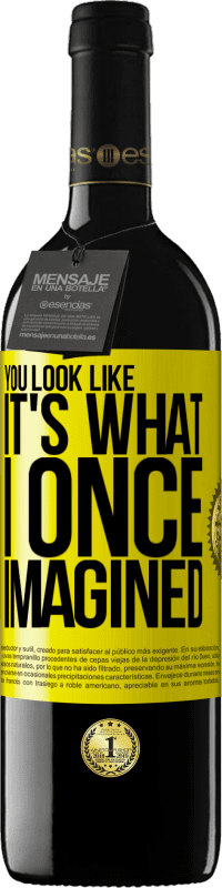 39,95 € 送料無料 | 赤ワイン REDエディション MBE 予約する あなたはそれが私がかつて想像したもののように見えます 黄色のラベル. カスタマイズ可能なラベル 予約する 12 月 収穫 2016 Tempranillo
