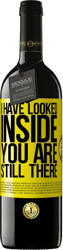 39,95 € 免费送货 | 红酒 RED版 MBE 预订 我已经看了进去。你还在那 黄色标签. 可自定义的标签 预订 12 个月 收成 2016 Tempranillo