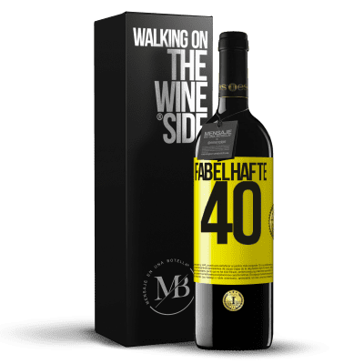 «Fabelhafte 40» RED Ausgabe MBE Reserve