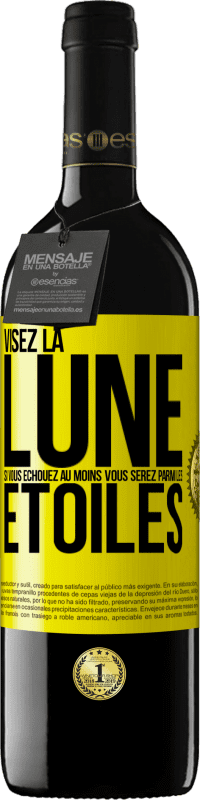 39,95 € Envoi gratuit | Vin rouge Édition RED MBE Réserve Visez la lune, si vous échouez au moins vous serez parmi les étoiles Étiquette Jaune. Étiquette personnalisable Réserve 12 Mois Récolte 2014 Tempranillo