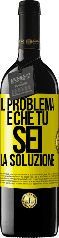 39,95 € Spedizione Gratuita | Vino rosso Edizione RED MBE Riserva Il problema è che tu sei la soluzione Etichetta Gialla. Etichetta personalizzabile Riserva 12 Mesi Raccogliere 2015 Tempranillo