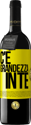 39,95 € Spedizione Gratuita | Vino rosso Edizione RED MBE Riserva C'è grandezza in te Etichetta Gialla. Etichetta personalizzabile Riserva 12 Mesi Raccogliere 2016 Tempranillo