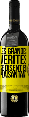 39,95 € Envoi gratuit | Vin rouge Édition RED MBE Réserve Les grandes vérités se disent en plaisantant Étiquette Jaune. Étiquette personnalisable Réserve 12 Mois Récolte 2014 Tempranillo