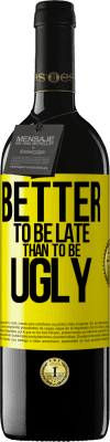 39,95 € 免费送货 | 红酒 RED版 MBE 预订 迟到总比丑好 黄色标签. 可自定义的标签 预订 12 个月 收成 2016 Tempranillo