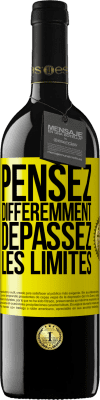 39,95 € Envoi gratuit | Vin rouge Édition RED MBE Réserve Pensez différemment. Dépassez les limites Étiquette Jaune. Étiquette personnalisable Réserve 12 Mois Récolte 2016 Tempranillo