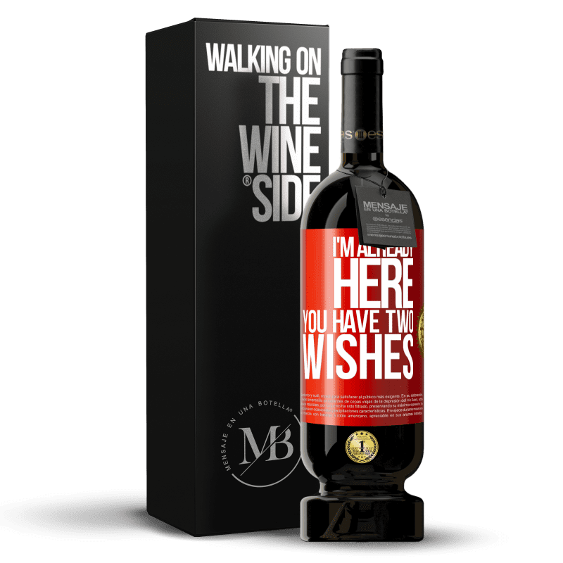 39,95 € Free Shipping | Red Wine Premium Edition MBS® Reserva I'm already here. You have two wishes Red Label. Customizable label Reserva 12 Months Harvest 2015 Tempranillo