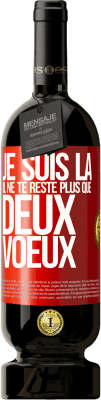 49,95 € Envoi gratuit | Vin rouge Édition Premium MBS® Réserve Je suis là. Il ne te reste plus que deux voeux Étiquette Rouge. Étiquette personnalisable Réserve 12 Mois Récolte 2016 Tempranillo