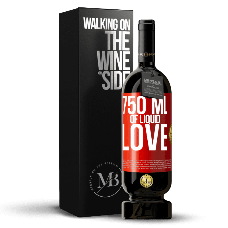 29,95 € Free Shipping | Red Wine Premium Edition MBS® Reserva 750 ml of liquid love Red Label. Customizable label Reserva 12 Months Harvest 2014 Tempranillo