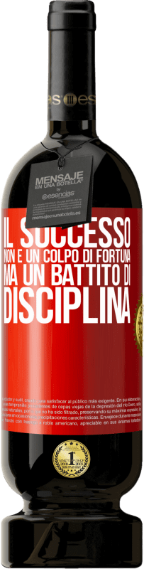 49,95 € Spedizione Gratuita | Vino rosso Edizione Premium MBS® Riserva Il successo non è un colpo di fortuna, ma un battito di disciplina Etichetta Rossa. Etichetta personalizzabile Riserva 12 Mesi Raccogliere 2015 Tempranillo