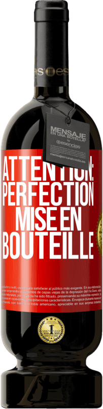 49,95 € Envoi gratuit | Vin rouge Édition Premium MBS® Réserve Attention: perfection mise en bouteille Étiquette Rouge. Étiquette personnalisable Réserve 12 Mois Récolte 2014 Tempranillo