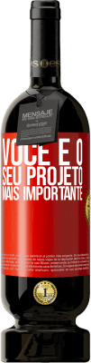49,95 € Envio grátis | Vinho tinto Edição Premium MBS® Reserva Você é o seu projeto mais importante Etiqueta Vermelha. Etiqueta personalizável Reserva 12 Meses Colheita 2016 Tempranillo
