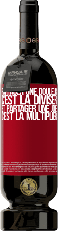 49,95 € Envoi gratuit | Vin rouge Édition Premium MBS® Réserve Partager une douleur, c'est la diviser et partager une joie, c'est la multiplier Étiquette Rouge. Étiquette personnalisable Réserve 12 Mois Récolte 2015 Tempranillo