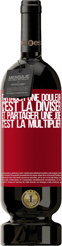 49,95 € Envoi gratuit | Vin rouge Édition Premium MBS® Réserve Partager une douleur, c'est la diviser et partager une joie, c'est la multiplier Étiquette Rouge. Étiquette personnalisable Réserve 12 Mois Récolte 2016 Tempranillo
