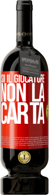 49,95 € Spedizione Gratuita | Vino rosso Edizione Premium MBS® Riserva Sii il giocatore, non la carta Etichetta Rossa. Etichetta personalizzabile Riserva 12 Mesi Raccogliere 2015 Tempranillo