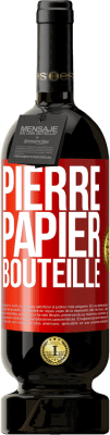 49,95 € Envoi gratuit | Vin rouge Édition Premium MBS® Réserve Pierre-papier-bouteille Étiquette Rouge. Étiquette personnalisable Réserve 12 Mois Récolte 2015 Tempranillo