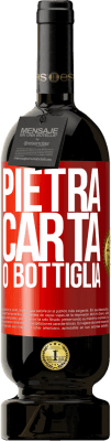 49,95 € Spedizione Gratuita | Vino rosso Edizione Premium MBS® Riserva Pietra, carta o bottiglia Etichetta Rossa. Etichetta personalizzabile Riserva 12 Mesi Raccogliere 2014 Tempranillo