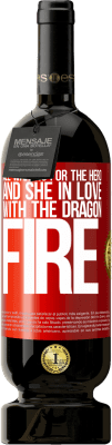 49,95 € 送料無料 | 赤ワイン プレミアム版 MBS® 予約する すべてがヒーローを待ち、ドラゴンの火を愛する彼女 赤いタグ. カスタマイズ可能なラベル 予約する 12 月 収穫 2015 Tempranillo