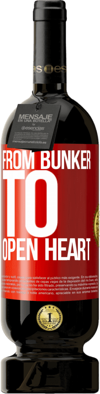 49,95 € 送料無料 | 赤ワイン プレミアム版 MBS® 予約する バンカーから心を開く 赤いタグ. カスタマイズ可能なラベル 予約する 12 月 収穫 2016 Tempranillo