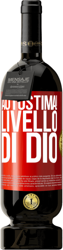 49,95 € Spedizione Gratuita | Vino rosso Edizione Premium MBS® Riserva Autostima! Livello di Dio Etichetta Rossa. Etichetta personalizzabile Riserva 12 Mesi Raccogliere 2016 Tempranillo
