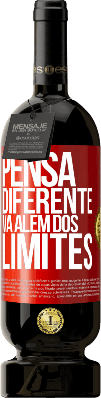 49,95 € Envio grátis | Vinho tinto Edição Premium MBS® Reserva Pensa diferente. Vá além dos limites Etiqueta Vermelha. Etiqueta personalizável Reserva 12 Meses Colheita 2014 Tempranillo