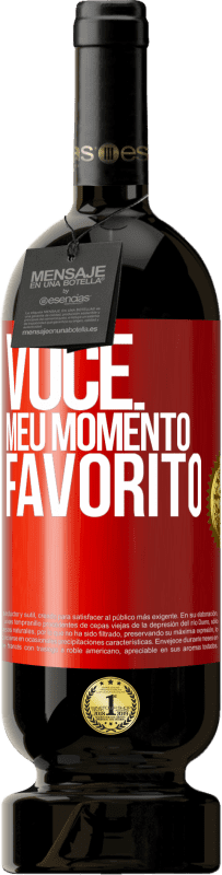 49,95 € Envio grátis | Vinho tinto Edição Premium MBS® Reserva Você. Meu momento favorito Etiqueta Vermelha. Etiqueta personalizável Reserva 12 Meses Colheita 2014 Tempranillo