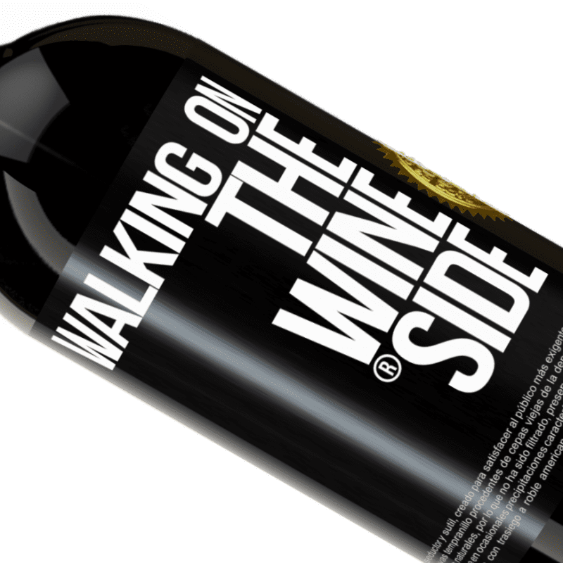 39,95 € Free Shipping | Red Wine Premium Edition MBS® Reserva Walking on the Wine Side® Black Label. Customizable label Reserva 12 Months Harvest 2014 Tempranillo