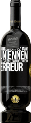 49,95 € Envoi gratuit | Vin rouge Édition Premium MBS® Réserve N'interrompez jamais un ennemi qui est en train de faire une erreur Étiquette Noire. Étiquette personnalisable Réserve 12 Mois Récolte 2016 Tempranillo