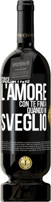 49,95 € Spedizione Gratuita | Vino rosso Edizione Premium MBS® Riserva Stasera farò l'amore con te fino a quando mi sveglio Etichetta Nera. Etichetta personalizzabile Riserva 12 Mesi Raccogliere 2014 Tempranillo