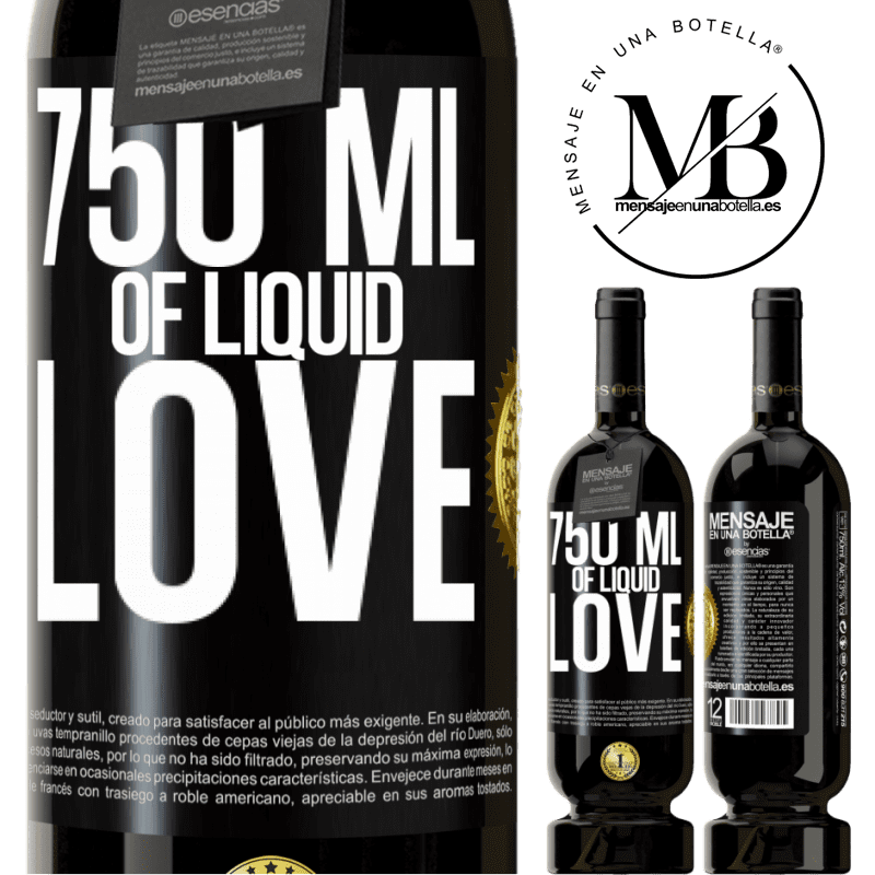 39,95 € Free Shipping | Red Wine Premium Edition MBS® Reserva 750 ml of liquid love Black Label. Customizable label Reserva 12 Months Harvest 2014 Tempranillo
