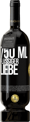 49,95 € Kostenloser Versand | Rotwein Premium Ausgabe MBS® Reserve 750 ml flüssiger Liebe Schwarzes Etikett. Anpassbares Etikett Reserve 12 Monate Ernte 2015 Tempranillo