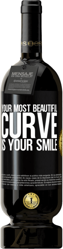 49,95 € 送料無料 | 赤ワイン プレミアム版 MBS® 予約する あなたの最も美しい曲線はあなたの笑顔です ブラックラベル. カスタマイズ可能なラベル 予約する 12 月 収穫 2014 Tempranillo