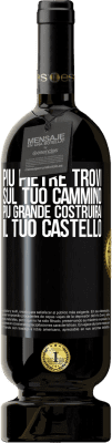 49,95 € Spedizione Gratuita | Vino rosso Edizione Premium MBS® Riserva Più pietre trovi sul tuo cammino, più grande costruirai il tuo castello Etichetta Nera. Etichetta personalizzabile Riserva 12 Mesi Raccogliere 2014 Tempranillo