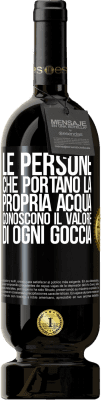 49,95 € Spedizione Gratuita | Vino rosso Edizione Premium MBS® Riserva Le persone che portano la propria acqua, conoscono il valore di ogni goccia Etichetta Nera. Etichetta personalizzabile Riserva 12 Mesi Raccogliere 2014 Tempranillo