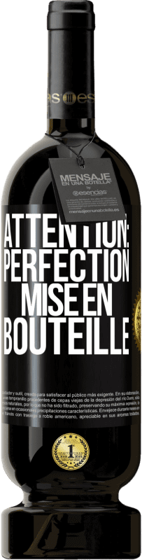 49,95 € Envoi gratuit | Vin rouge Édition Premium MBS® Réserve Attention: perfection mise en bouteille Étiquette Noire. Étiquette personnalisable Réserve 12 Mois Récolte 2014 Tempranillo