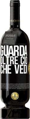 49,95 € Spedizione Gratuita | Vino rosso Edizione Premium MBS® Riserva Guarda oltre ciò che vedi Etichetta Nera. Etichetta personalizzabile Riserva 12 Mesi Raccogliere 2015 Tempranillo