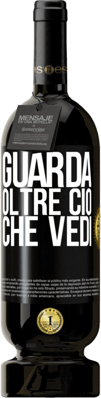 49,95 € Spedizione Gratuita | Vino rosso Edizione Premium MBS® Riserva Guarda oltre ciò che vedi Etichetta Nera. Etichetta personalizzabile Riserva 12 Mesi Raccogliere 2016 Tempranillo