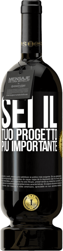 49,95 € Spedizione Gratuita | Vino rosso Edizione Premium MBS® Riserva Sei il tuo progetto più importante Etichetta Nera. Etichetta personalizzabile Riserva 12 Mesi Raccogliere 2015 Tempranillo